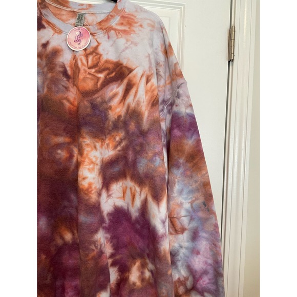 Custom Tie Dye Crewneck Sweatshirt - Picture 5 of 10